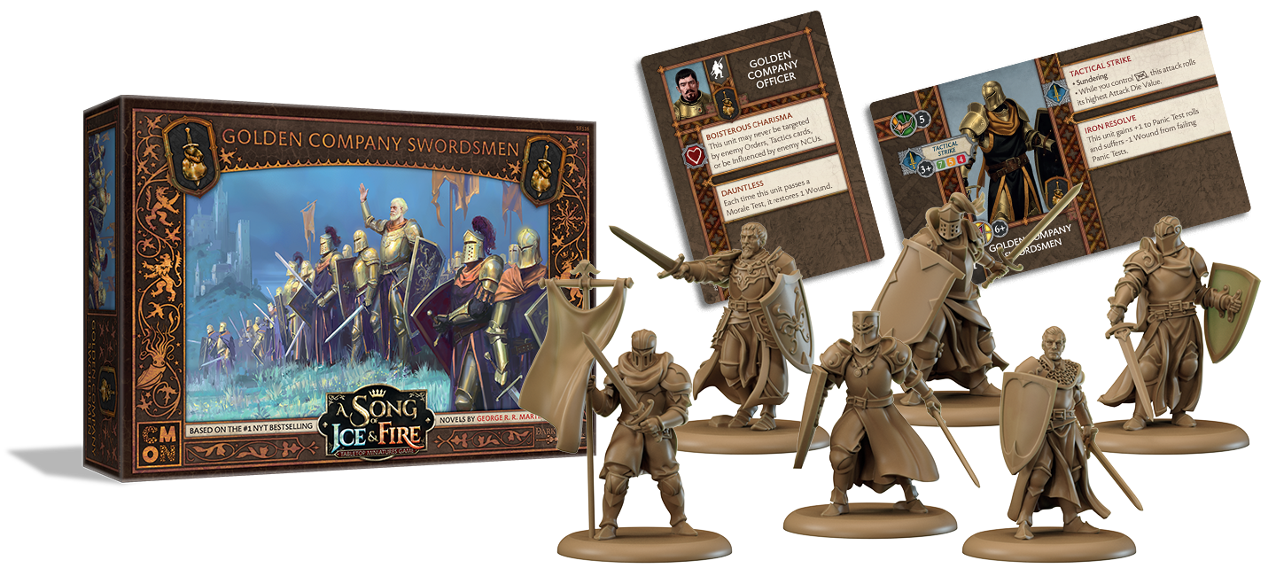 A Song of Ice and Fire : Tabletop Miniatures Game - Golden Company Swordsmen